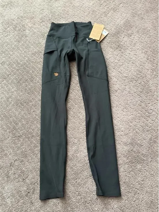 FJALLRAVEN Abisko Tights Women’s Black Size XS - Picture 2 of 10